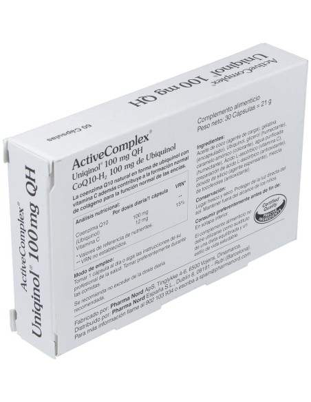 Activecomplex® Uniqinol Q10 100Mg 60Cáps
