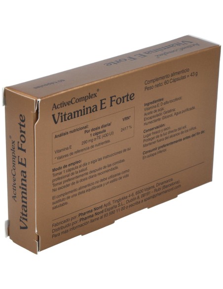 Activecomplex® Vitamina E Forte 60Cáps