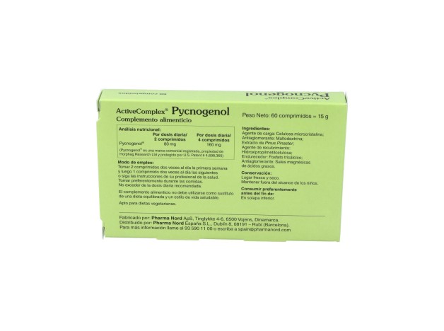 Activecomplex Pycnogenol 60Comp.