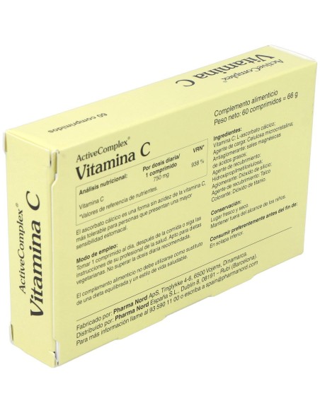 Activecomplex® Vitamina C Ascorbato Cálcico 60Comp