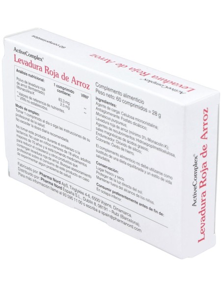 New Activecomplex Levadura Roja De Arroz 60Comp.
