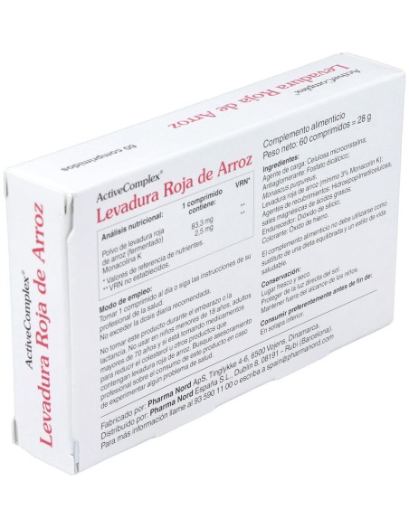 New Activecomplex Levadura Roja De Arroz 60Comp.