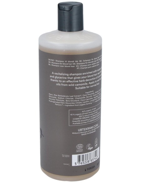 Urtekram Champu Manzanilla  Cabello Rubio 500Ml