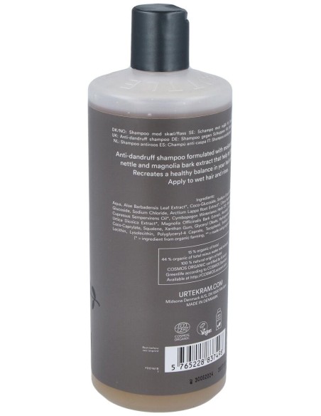Urtekram Champu Ortiga  Anticaspa 500Ml