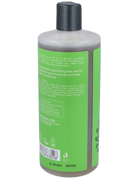 Urtekram Champú De Aloe Vera Para Cabello Normal Bio 500Ml