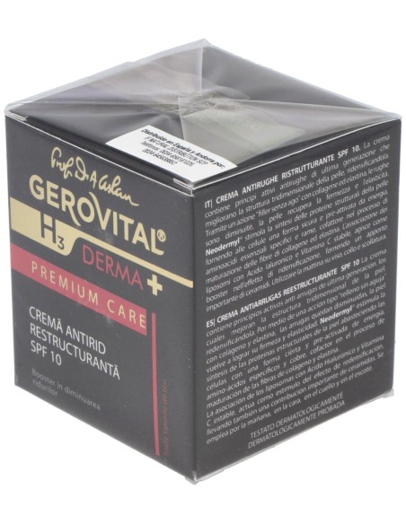 Gerovital H3 Crema Antiarrugas Reestructurante Spf10 50Ml