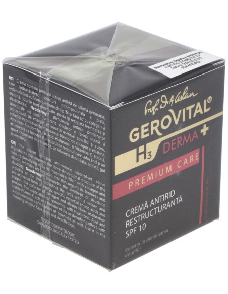 Gerovital H3 Crema Antiarrugas Reestructurante Spf10 50Ml