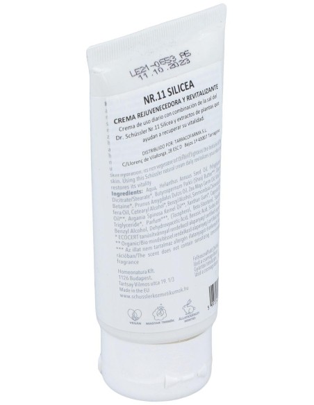 Schussler Natur Nº11 Silicea Crema 75Ml.
