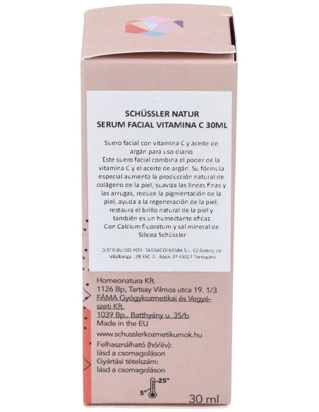 Schussler Natur Serum Facial Vitamina C 30Ml.