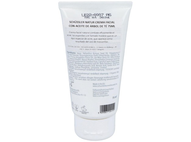 Schüssler Natur Crema Facial Con Aceite De...