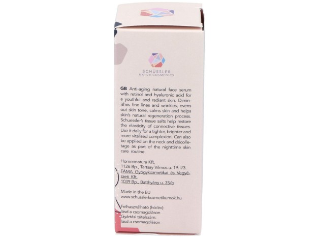 Schussler Natur Serum Facial Retinol 1% 30Ml.