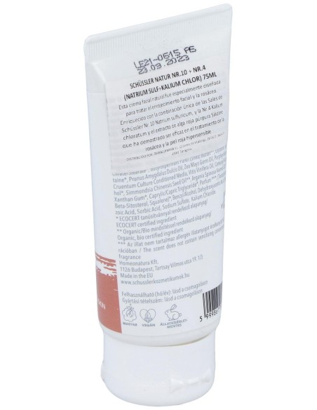 Schussler Natur Nº10+Nº4 Crema 75Ml