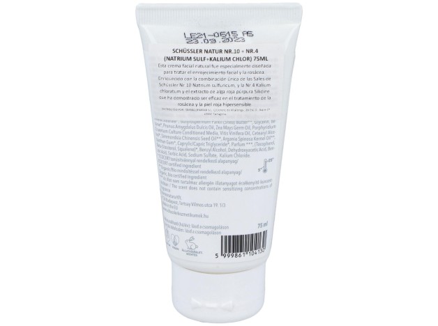 Schussler Natur Nº10+Nº4 Crema 75Ml