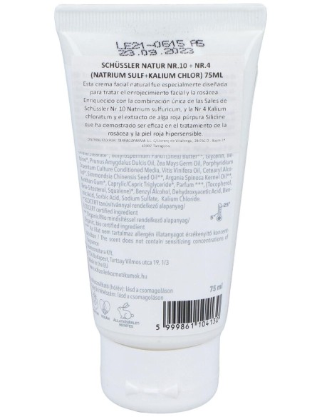 Schussler Natur Nº10+Nº4 Crema 75Ml