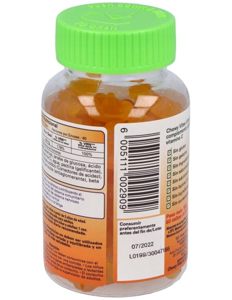 Chewy Vites Vitamina C Infantil 60Ud.
