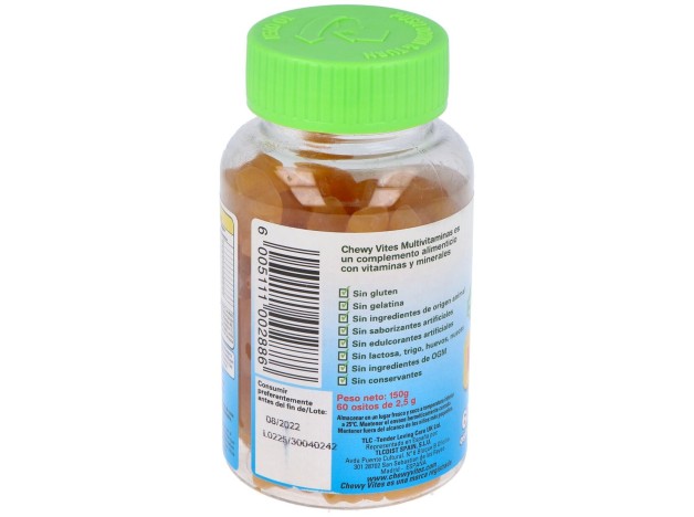 Chewy Vites Multivitaminas Plus Infantil 60Ud.