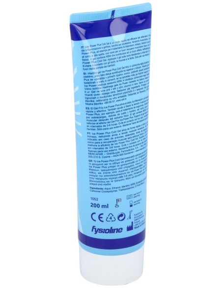 Ice Porwer Gel Frío Plus Con Msm, 200 Ml
