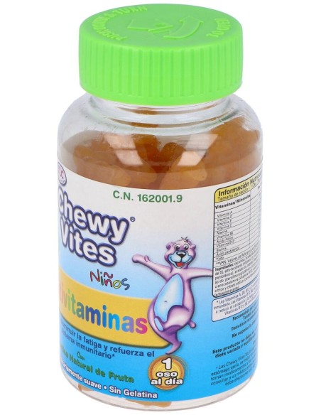 Chewy Vites Multivitaminas Plus Infantil 60Ud.
