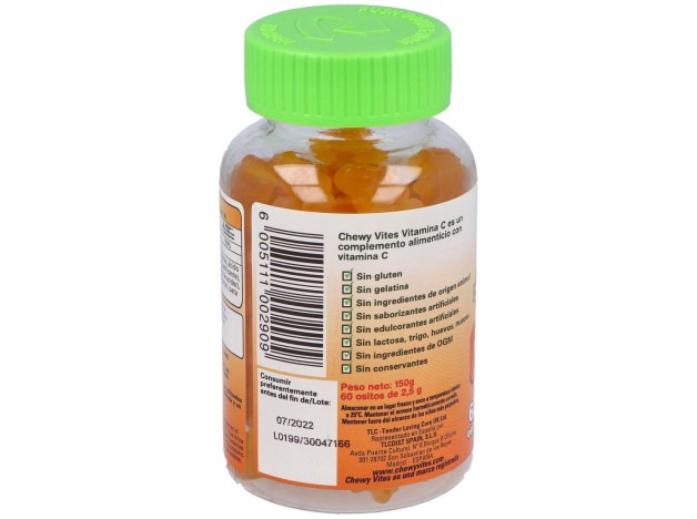 Chewy Vites Vitamina C Infantil 60Ud.
