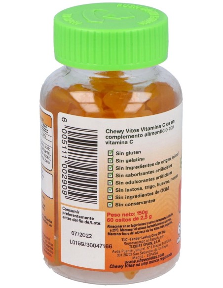 Chewy Vites Vitamina C Infantil 60Ud.