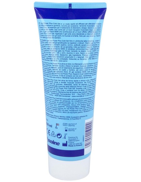 Ice Porwer Gel Frío Plus Con Msm, 200 Ml