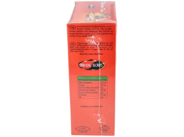 Tibetan Tea Sabor Frutas 90Sbrs.