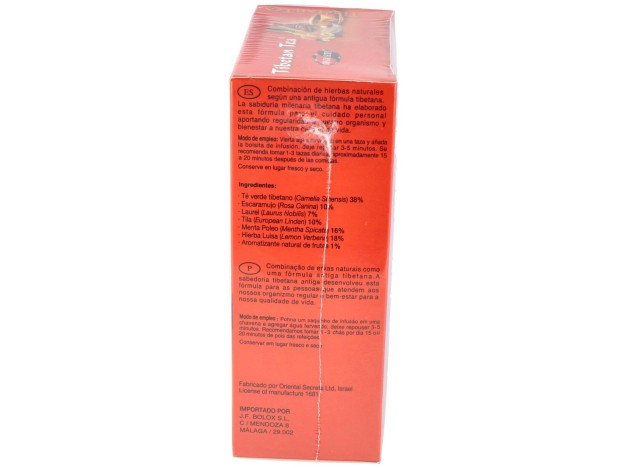 Tibetan Tea Sabor Frutas 90Sbrs.