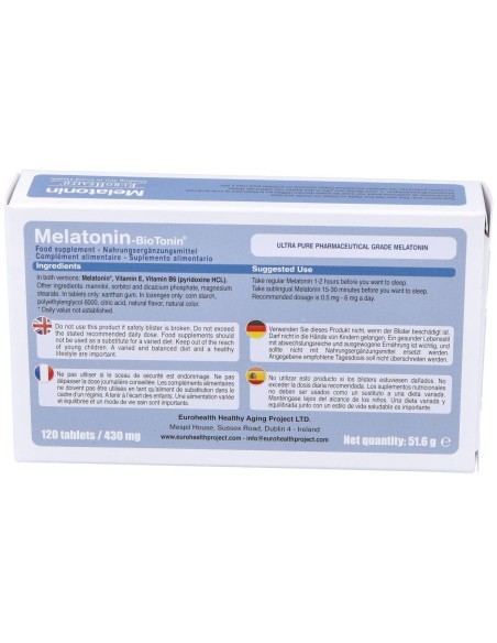 Melatonin Biotonin 1Mg.120Comp.