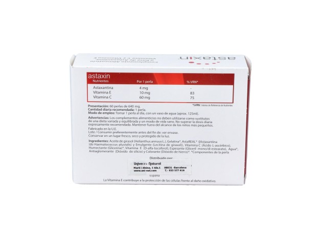 Vbyotics Astaxin 625Mg 60 Perlas