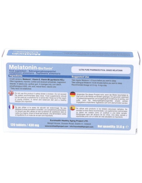 Melatonin Biotonin 1,9Mg.120Comp.