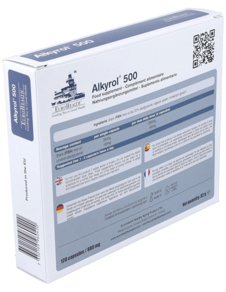 Eurohealth Alkyrol 500Mg 120Caps