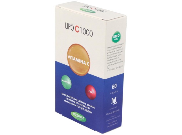 Lipo C 1000 Vitamina C Liposomada 60Cap.