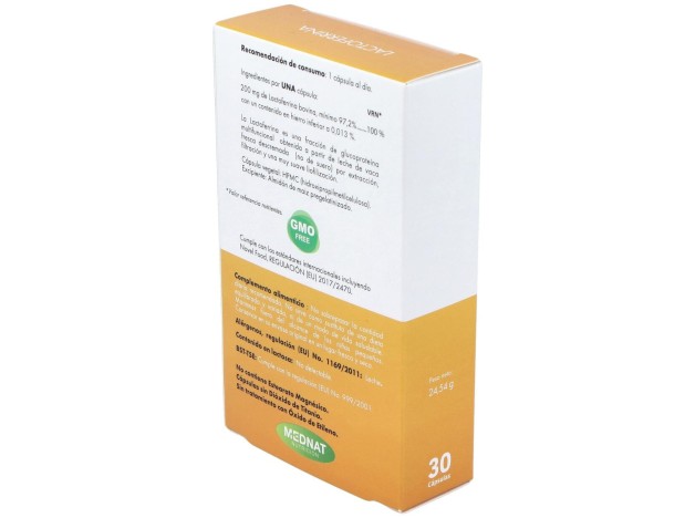 Mednat Lactoferrina 200Mg 30Caps