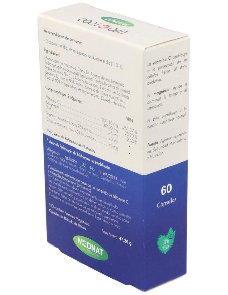 Lipo C 1000 Vitamina C Liposomada 60Cap.