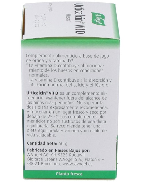 A.Vogel Urticalcin Vit D 600Comp