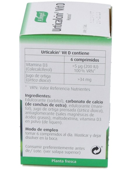 A.Vogel Urticalcin Vit D 600Comp
