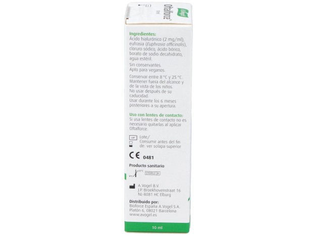 Oftalforce Gotas Para Ojos Secos 10Ml.