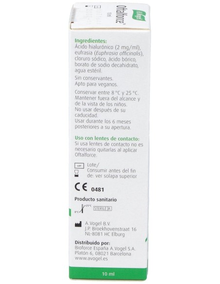 Oftalforce Gotas Para Ojos Secos 10Ml.