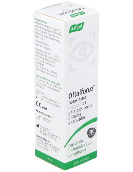 Oftalforce Gotas Para Ojos Secos 10Ml.