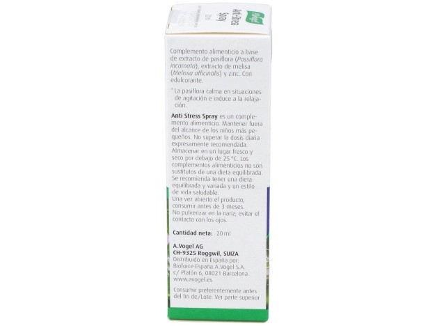 A. Vogel Anti Stress Spray 20Ml
