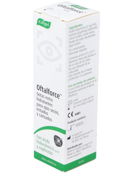 Oftalforce Gotas Para Ojos Secos 10Ml.