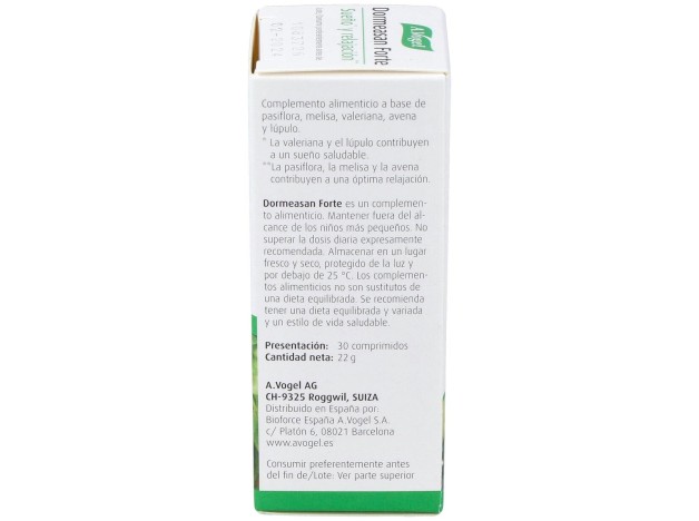 A. Vogel Dormeasan Forte 30Comp