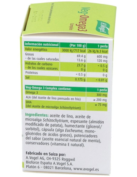 A. Vogel Veg-Omega3 Complex 30 Perlas