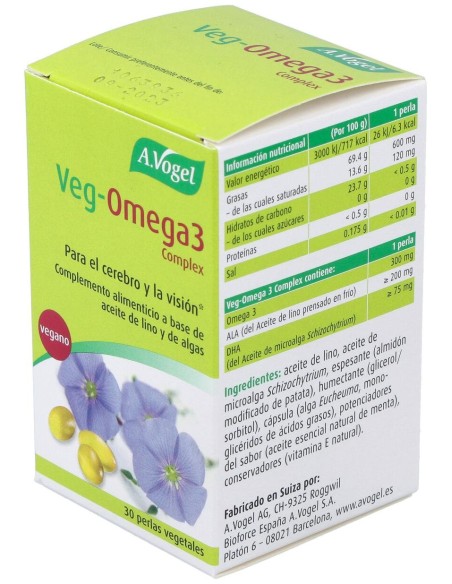 A. Vogel Veg-Omega3 Complex 30 Perlas