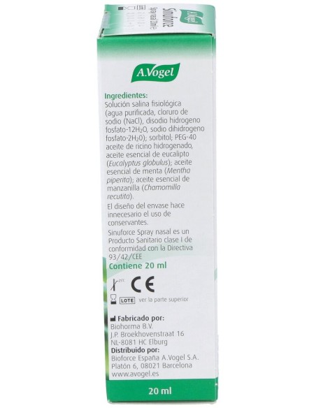 A. Vogel Sinuforce Spray Nasal 20Ml