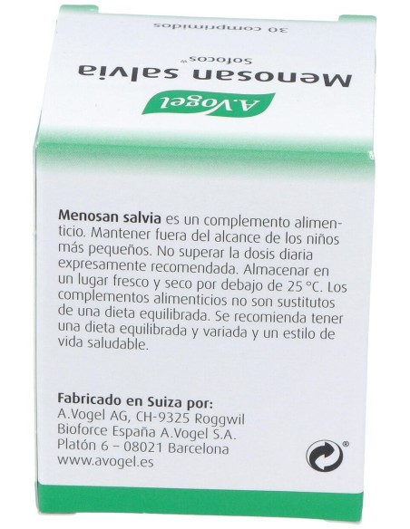 A. Vogel Menosan Salvia 30Comp