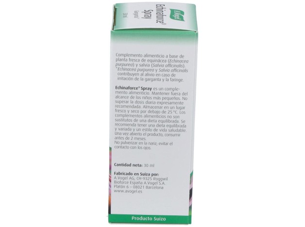 A. Vogel Echinaforce Spray Garganta 30Ml