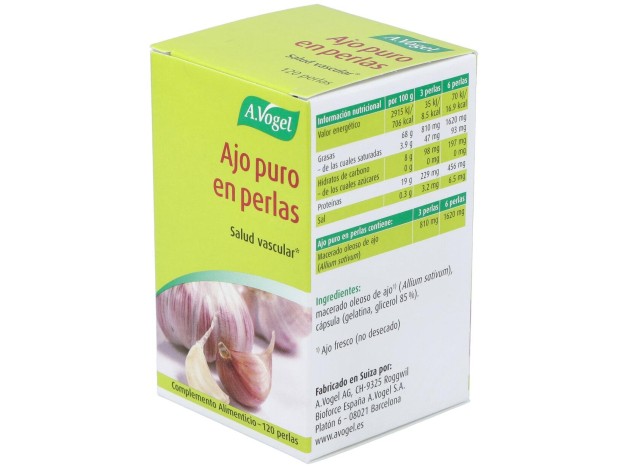 A. Vogel Ajo Puro En Perlas 120Uds