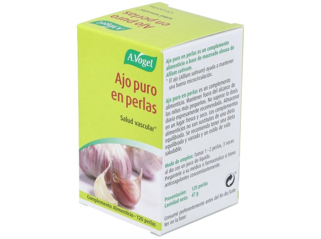 A. Vogel Ajo Puro En Perlas 120Uds