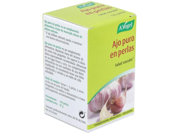 A. Vogel Ajo Puro En Perlas 120Uds